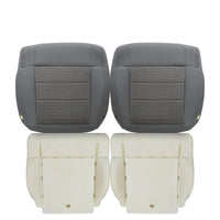 For 2008-2010 Jeep Wrangler Sahara Front Bottom Seat Cover / Foam Cushion Gray