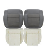 For 2008-2010 Jeep Wrangler Sahara Front Bottom Seat Cover / Foam Cushion Gray