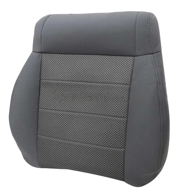 For Jeep Wrangler Sahara Rubicon 2007-2010 Passenger Lean Back Seat Cover Gray