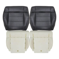 For 2007-2010 Jeep Wrangler Sahara Front Bottom Seat Cover / Foam Cushion Black