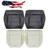 For 2008-2010 Jeep Wrangler Sahara Front Bottom Seat Cover / Foam Cushion Black
