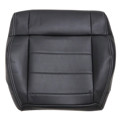 For 2007-2010 Jeep Wrangler Sahara Front Bottom Seat Cover / Foam Cushion Black