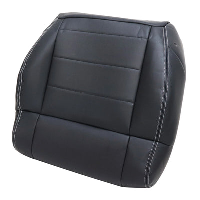 For 2007-2010 Jeep Wrangler Sahara Front Bottom Seat Cover / Foam Cushion Black