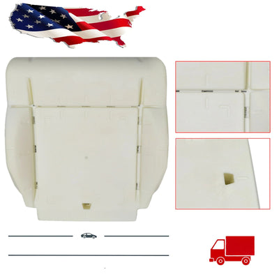 For 2007-2010 Jeep Wrangler Sahara Front Bottom Seat Cover / Foam Cushion Black