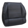 For 2008-2010 Jeep Wrangler Sahara Front Bottom Seat Cover / Foam Cushion Black