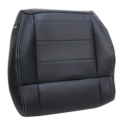 For 2007-2010 Jeep Wrangler Sahara Front Bottom Seat Cover / Foam Cushion Black