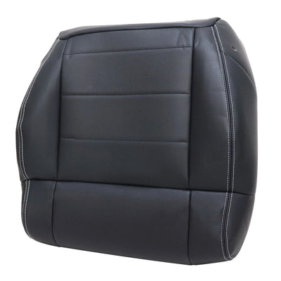 For 2007-2010 Jeep Wrangler Sahara Front Bottom Seat Cover / Foam Cushion Black