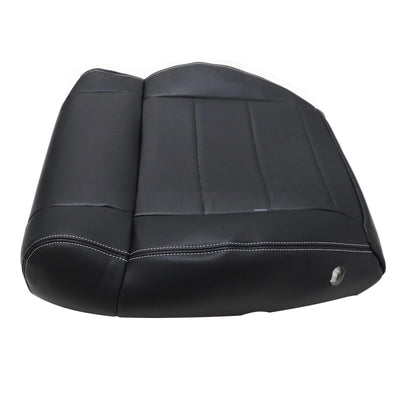 For 2007-2010 Jeep Wrangler Sahara Front Bottom Seat Cover / Foam Cushion Black