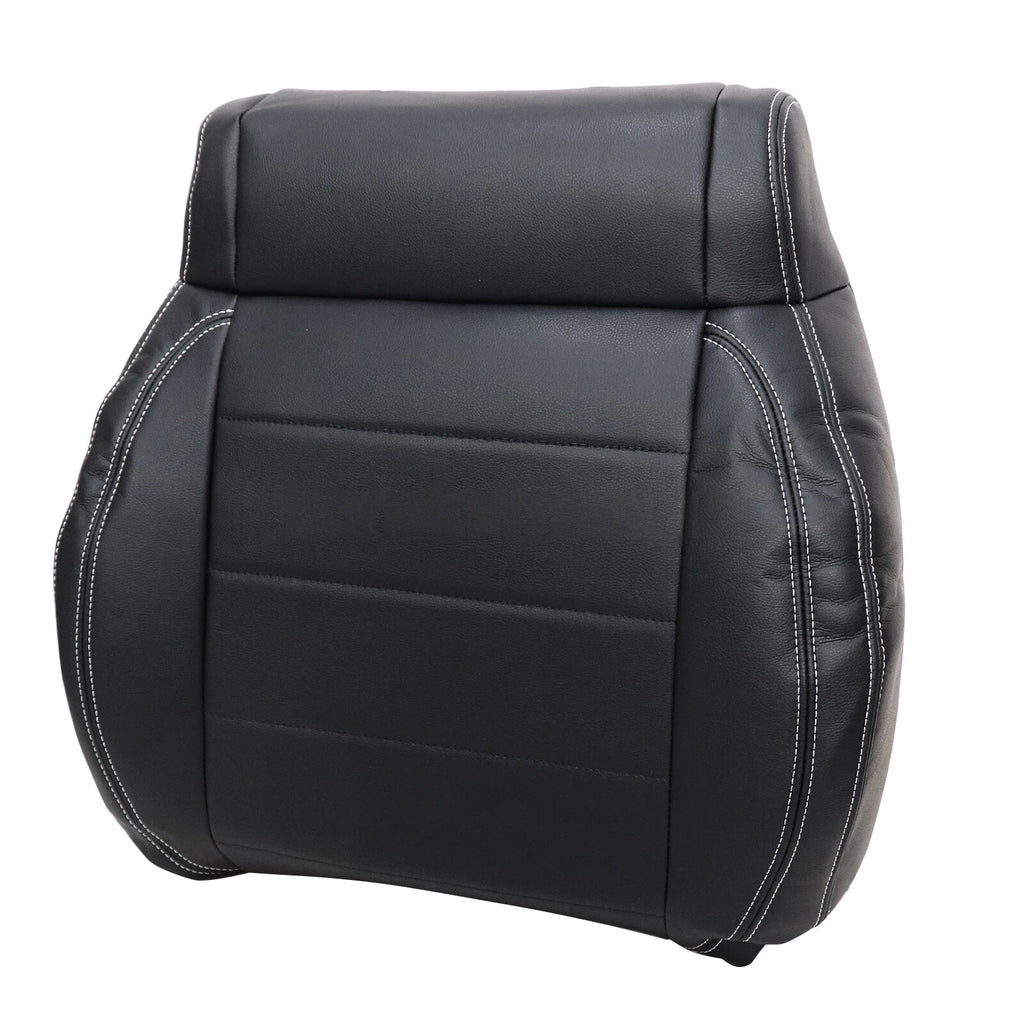 Driver / Passenger Leather Seat Cover Black ALX9 for Jeep Wrangler 2008-2012