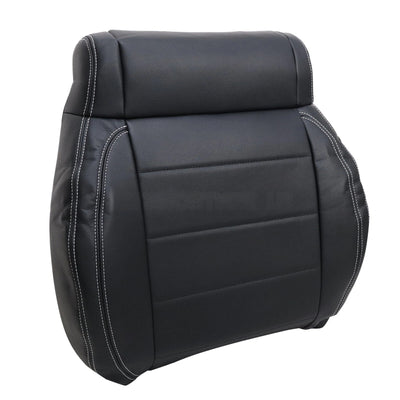 Driver / Passenger Leather Seat Cover Black ALX9 for Jeep Wrangler 2007-2012