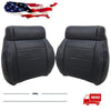 Driver / Passenger Leather Seat Cover Black ALX9 for Jeep Wrangler 2008-2012