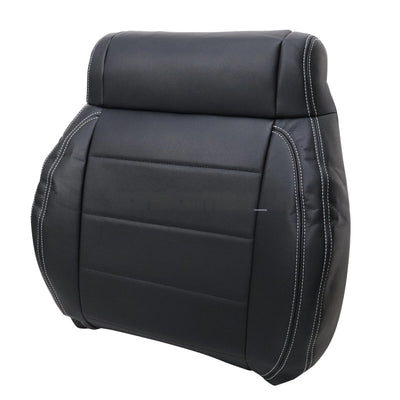Driver / Passenger Leather Seat Cover Black ALX9 for Jeep Wrangler 2007-2012