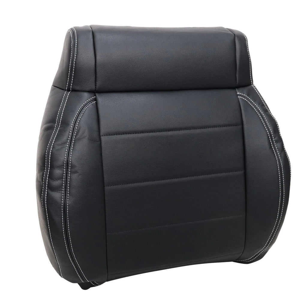 Driver / Passenger Leather Seat Cover Black ALX9 for Jeep Wrangler 2008-2012