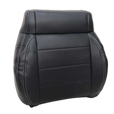 Driver / Passenger Leather Seat Cover Black ALX9 for Jeep Wrangler 2007-2012