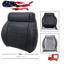 Load image into Gallery viewer, Driver / Passenger Leather Seat Cover Black ALX9 for Jeep Wrangler 2008-2012