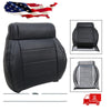 Driver / Passenger Leather Seat Cover Black ALX9 for Jeep Wrangler 2008-2012