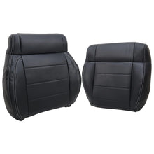 Load image into Gallery viewer, Driver / Passenger Leather Seat Cover Black ALX9 for Jeep Wrangler 2008-2012