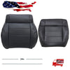 Driver / Passenger Leather Seat Cover Black ALX9 for Jeep Wrangler 2008-2012