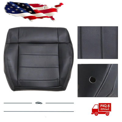 Driver / Passenger Leather Seat Cover Black ALX9 for Jeep Wrangler 2007-2012