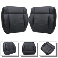 Driver / Passenger Leather Seat Cover Black ALX9 for Jeep Wrangler 2008-2012