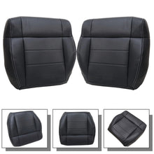 Load image into Gallery viewer, Driver / Passenger Leather Seat Cover Black ALX9 for Jeep Wrangler 2008-2012