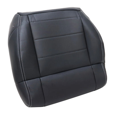 Driver / Passenger Leather Seat Cover Black ALX9 for Jeep Wrangler 2007-2012