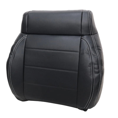 Driver / Passenger Leather Seat Cover Black ALX9 for Jeep Wrangler 2007-2012