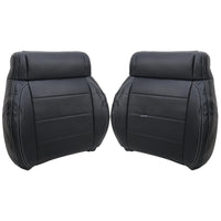 Driver / Passenger Leather Seat Cover Black ALX9 for Jeep Wrangler 2008-2012