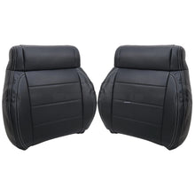 Load image into Gallery viewer, Driver / Passenger Leather Seat Cover Black ALX9 for Jeep Wrangler 2008-2012