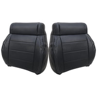 Driver / Passenger Leather Seat Cover Black ALX9 for Jeep Wrangler 2008-2012