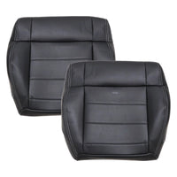 Driver / Passenger Leather Seat Cover Black ALX9 for Jeep Wrangler 2008-2012