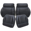 Driver / Passenger Leather Seat Cover Black ALX9 for Jeep Wrangler 2008-2012