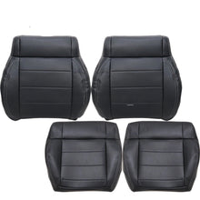 Load image into Gallery viewer, Driver / Passenger Leather Seat Cover Black ALX9 for Jeep Wrangler 2008-2012