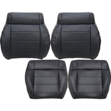 Load image into Gallery viewer, Driver / Passenger Leather Seat Cover Black ALX9 for Jeep Wrangler 2008-2012