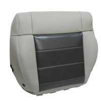 For 2008-2012 Jeep Wrangler Driver / Passenger Bottom Leather Seat Cover Gray