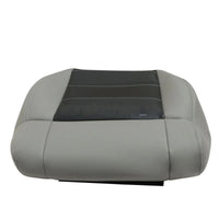 For 2008-2012 Jeep Wrangler Driver / Passenger Bottom Leather Seat Cover Gray