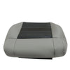For 2008-2012 Jeep Wrangler Driver / Passenger Bottom Leather Seat Cover Gray