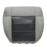 For 2008-2012 Jeep Wrangler Driver / Passenger Bottom Leather Seat Cover Gray