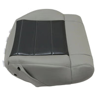 For 2008-2012 Jeep Wrangler Driver / Passenger Bottom Leather Seat Cover Gray