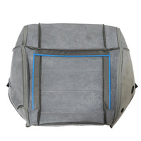 For 2008-2012 Jeep Wrangler Driver / Passenger Bottom Leather Seat Cover Gray