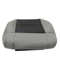 For 2008-2012 Jeep Wrangler Driver / Passenger Bottom Leather Seat Cover Gray