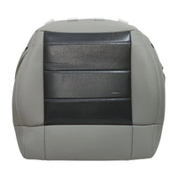 For 2008-2012 Jeep Wrangler Driver / Passenger Bottom Leather Seat Cover Gray