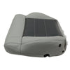 For 2008-2012 Jeep Wrangler Driver / Passenger Bottom Leather Seat Cover Gray