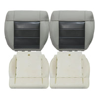 For 2008-2012 Jeep Wrangler Sahara Front Bottom Seat Cover & Foam Cushion Gray
