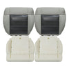 For 2008-2012 Jeep Wrangler Sahara Front Bottom Seat Cover & Foam Cushion Gray