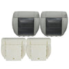 For 2008-2012 Jeep Wrangler Sahara Front Bottom Seat Cover & Foam Cushion Gray