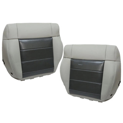 For 2007-2012 Jeep Wrangler Sahara Front Bottom Seat Cover & Foam Cushion Gray