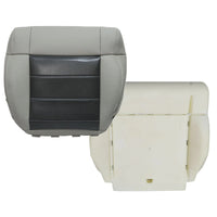 For 2008-2012 Jeep Wrangler Passenger Bottom Seat Cover Gray & Foam Cushion