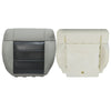 For 2008-2012 Jeep Wrangler Passenger Bottom Seat Cover Gray & Foam Cushion