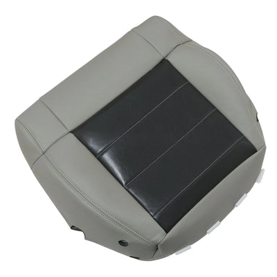 For 2007-2012 Jeep Wrangler Sahara Front Bottom Seat Cover & Foam Cushion Gray